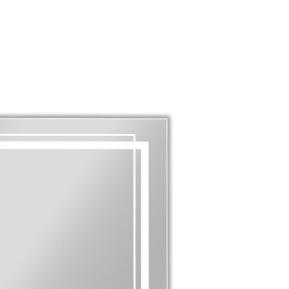 CHLOE Lighting LUMINOSITY Back Lit Rectangular TouchScreen LED Mirror 3 Color Temperatures, 3000K-6000K 39" Wide