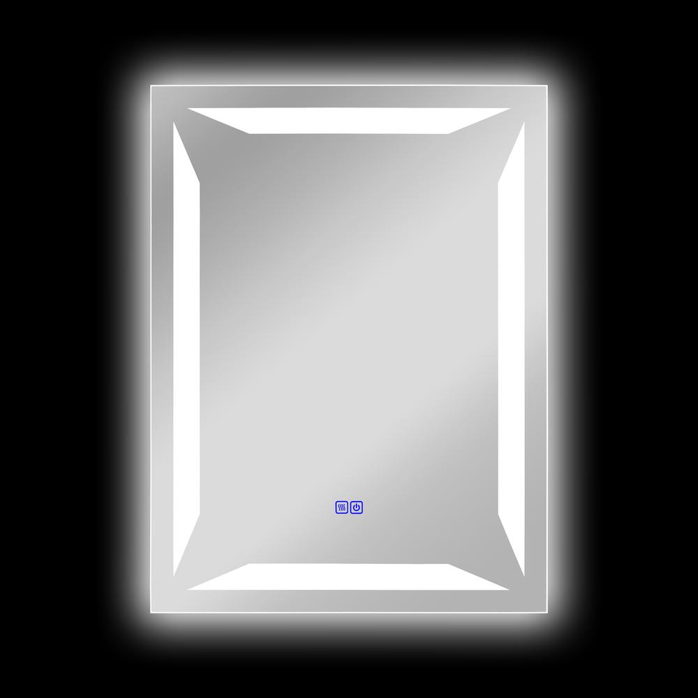 CHLOE Lighting LUMINOSITY Back Lit Rectangular TouchScreen- LED Mirror 3 Color Temperatures 3000K-6000K 32" Height