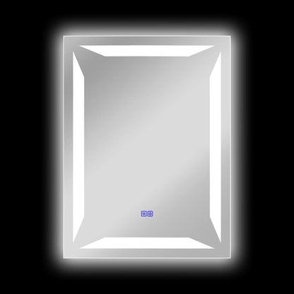 CHLOE Lighting LUMINOSITY Back Lit Rectangular TouchScreen- LED Mirror 3 Color Temperatures 3000K-6000K 32" Height