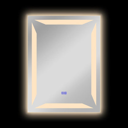 CHLOE Lighting LUMINOSITY Back Lit Rectangular TouchScreen- LED Mirror 3 Color Temperatures 3000K-6000K 32" Height