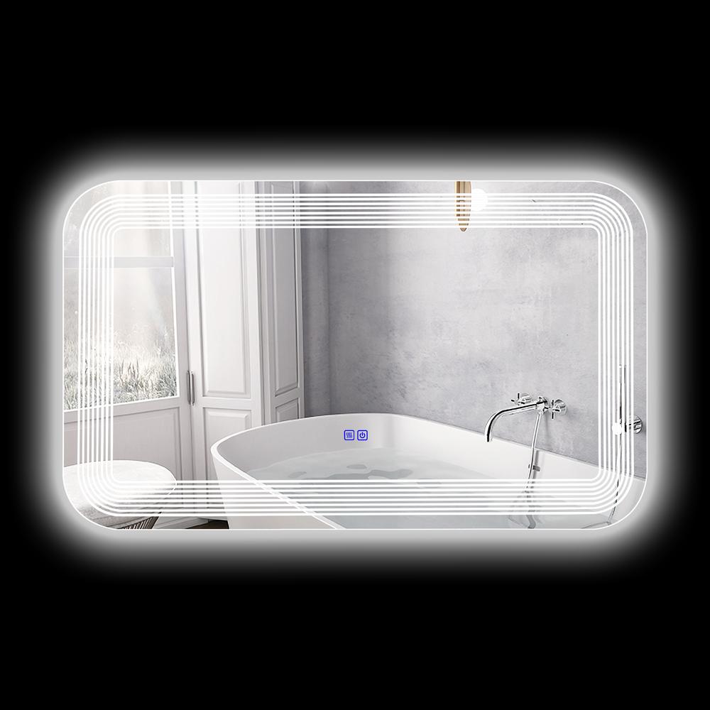 CHLOE Lighting- LUMINOSITY Back Lit Rectangular TouchScreen LED Mirror 3 Color Temperatures 3000K-6000K 39" Wide