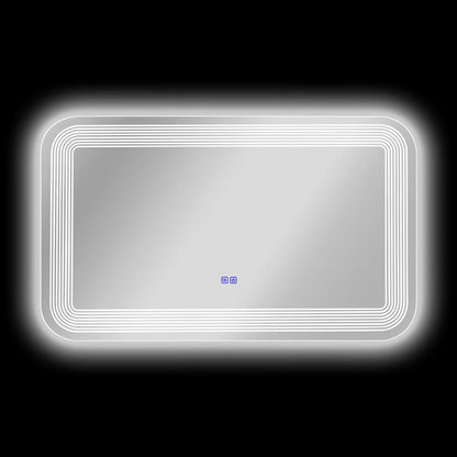 CHLOE Lighting- LUMINOSITY Back Lit Rectangular TouchScreen LED Mirror 3 Color Temperatures 3000K-6000K 39" Wide