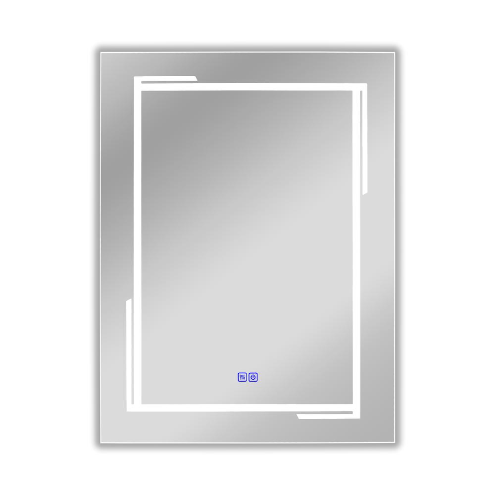 CHLOE Lighting LUMINOSITY, Back Lit Rectangular TouchScreen LED Mirror 3 Color Temperatures 3000K-6000K 32" Height