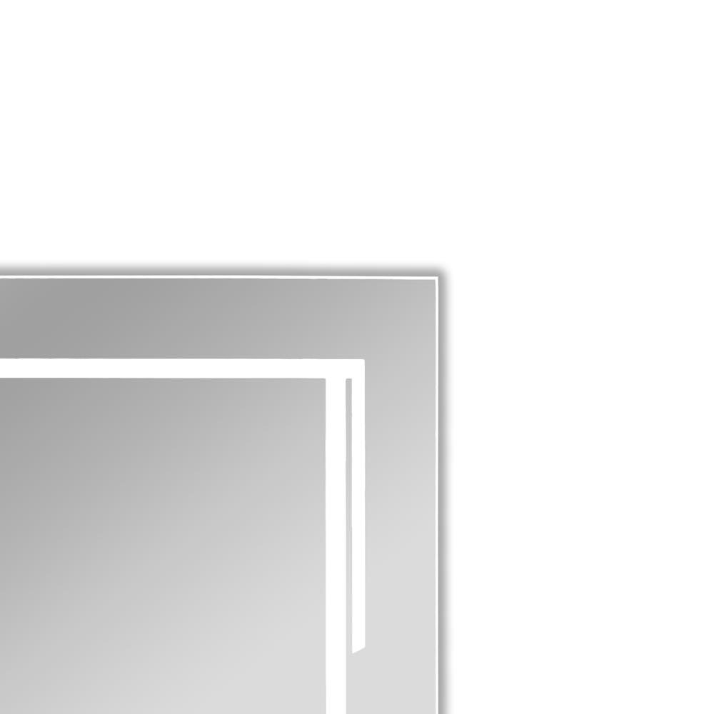 CHLOE Lighting LUMINOSITY, Back Lit Rectangular TouchScreen LED Mirror 3 Color Temperatures 3000K-6000K 32" Height