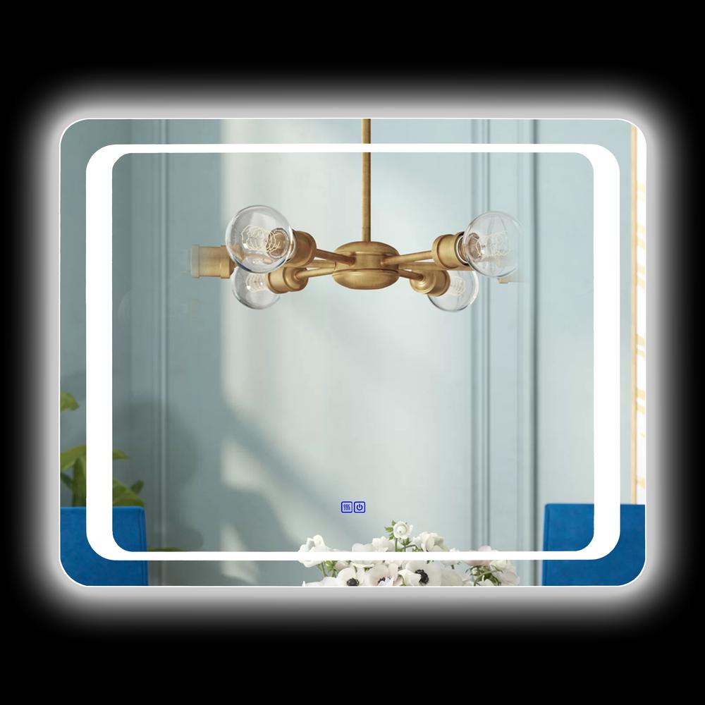 CHLOE Lighting LUMINOSITY Back Lit Rectangular TouchScreen, LED Mirror 3 Color Temperatures 3000K-6000K 39" Wide
