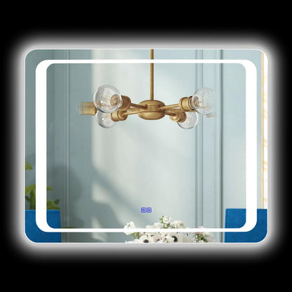 CHLOE Lighting LUMINOSITY Back Lit Rectangular TouchScreen, LED Mirror 3 Color Temperatures 3000K-6000K 39" Wide