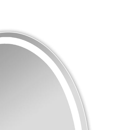 CHLOE Lighting LUMINOSITY Back Lit Oval TouchScreen LED Mirror 3 Color Temperatures 3000K-6000K 36" Height