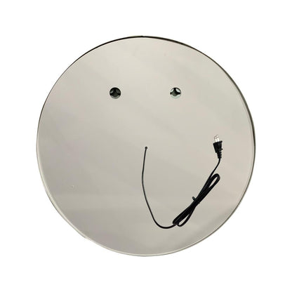 CHLOE Lighting LUMINOSITY Embedded Round TouchScreen LED Mirror 3 Color Temperatures 3000K-6000K 24" Wide