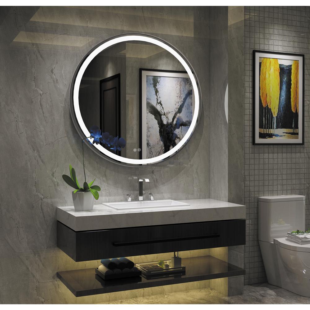 SPECULO Embedded LED Mirror 6000K Daylight White 24" Wide