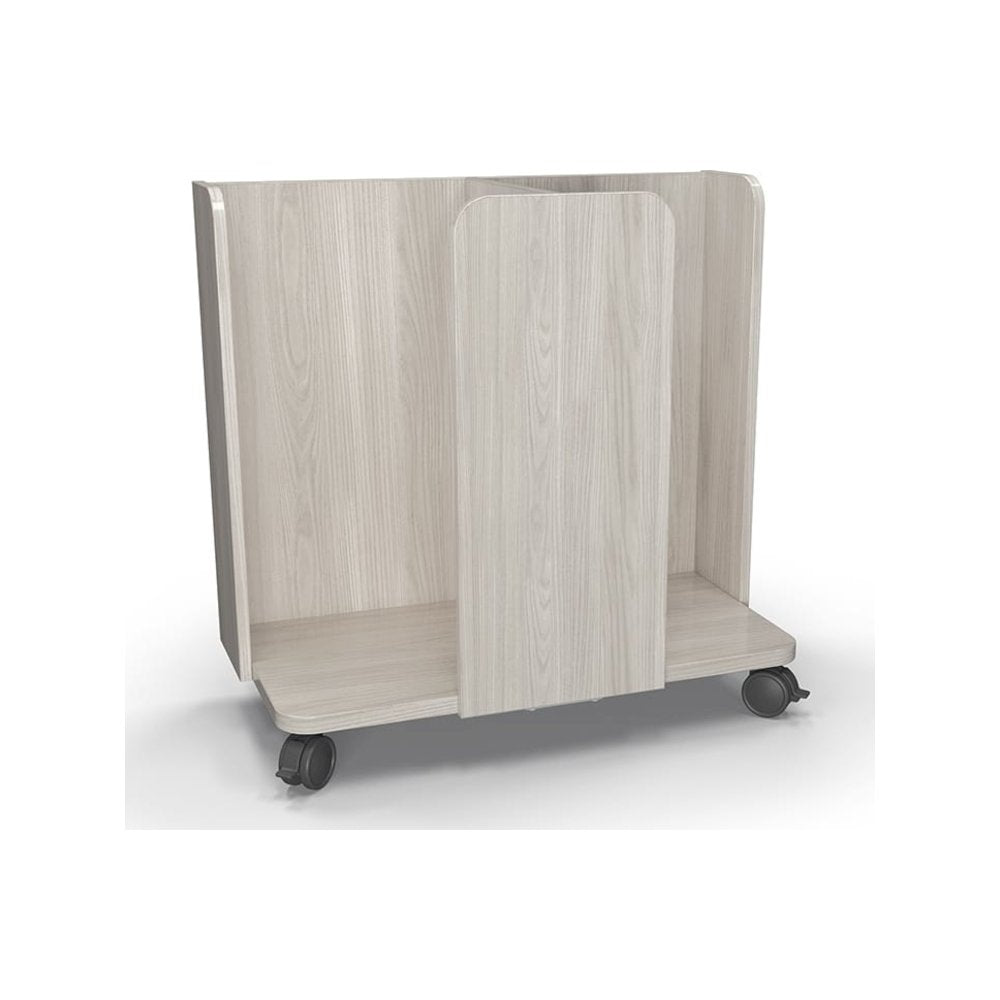 15" Diameter Double Dot Cart - 31"H - Grey Elm