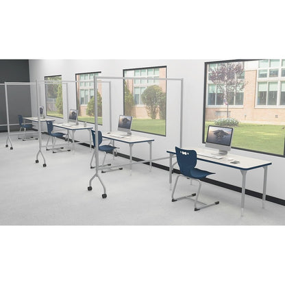 Essential Mobile Divider - Large (71.8" X 71.7" X 21") - Platinum