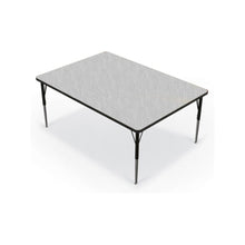 Activity Table - 48"X60" Rectangle - Fusion Maple Top Surface - Black Edgeband