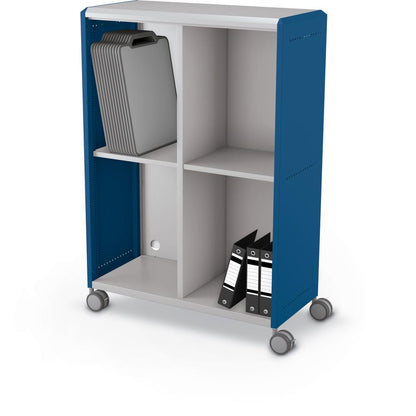 Compass Cabinet - Grande -Cubbies / Casters- Navy