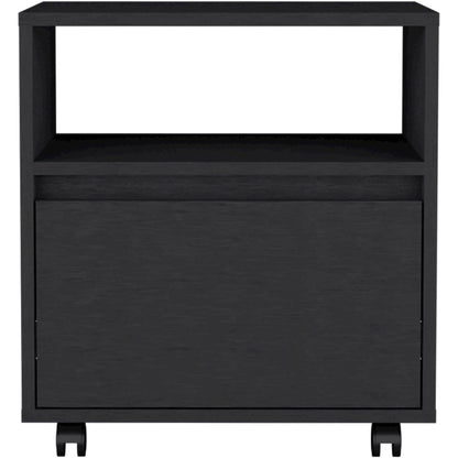 Austin Nightstand Black MDF