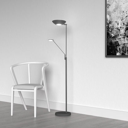 Mother & Son Floor Lamp, Black Finish