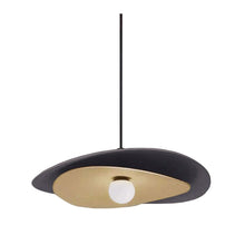 12W Pendant, MB & AGB, WH Opal Glass