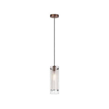 Single Pendant Clear Frosted Glass