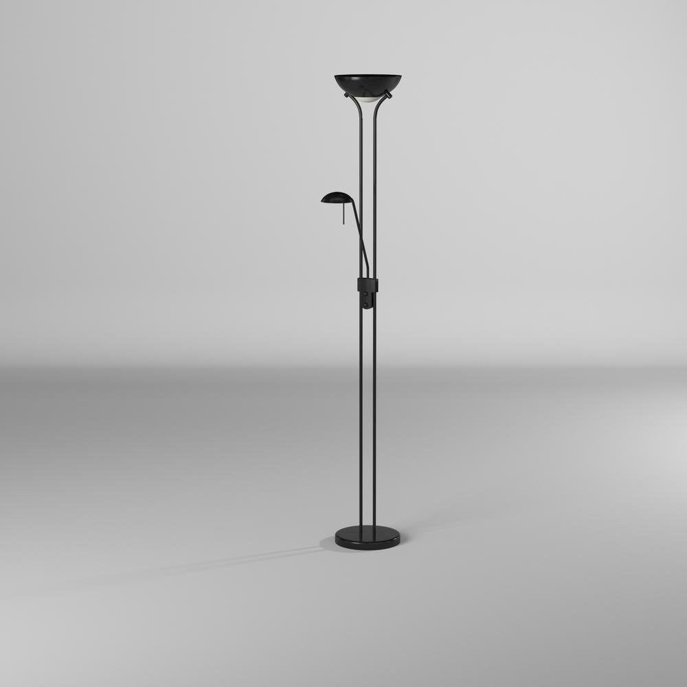 Mother/Son Floor Lamp/Matte Black
