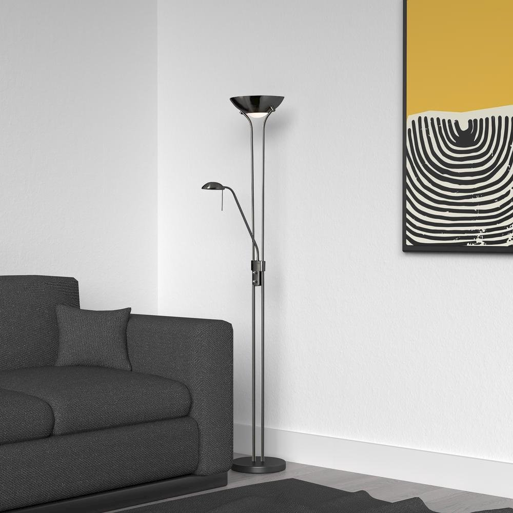 Mother/Son Floor Lamp/Matte Black