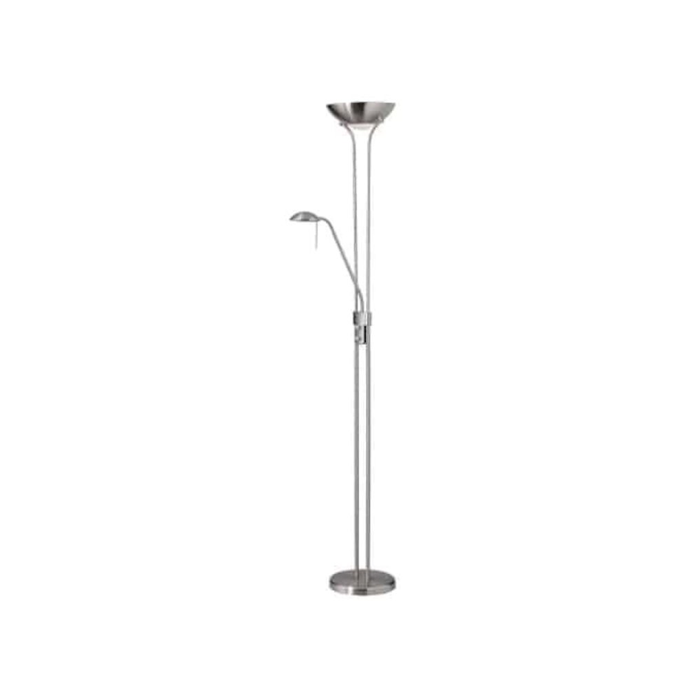 Mother/Son Floor Lamp/Satin Chrome