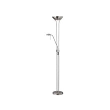 Mother/Son Floor Lamp/Satin Chrome