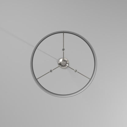 3LT Pendant Satin Chrome finish