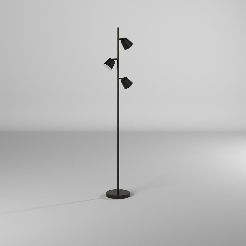 3LT Floor Lamp, BK