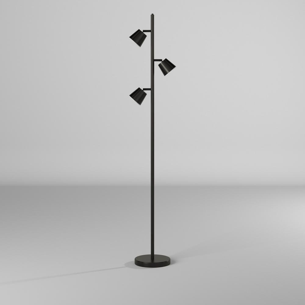 3LT Floor Lamp, BK