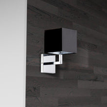 1LT Incandescent Wall Sconce, PC,Black Shade