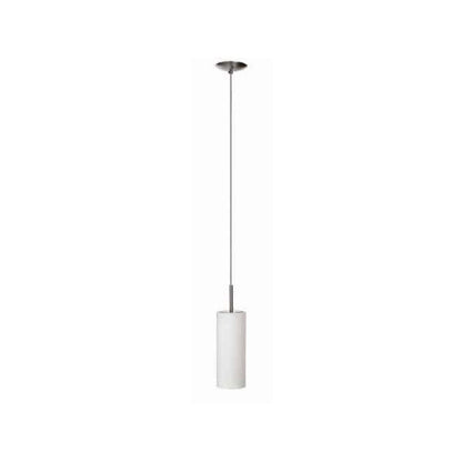 1LT Wh Glass Pendant