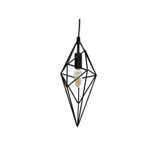 1LT Incandescent Pendant, BK