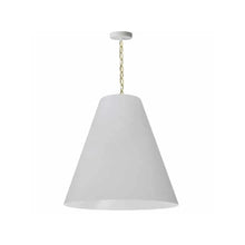 1LT Anaya Large Pendant,  AGB, WH Shade
