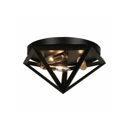 3LT Flush-Mount,BLK/AB