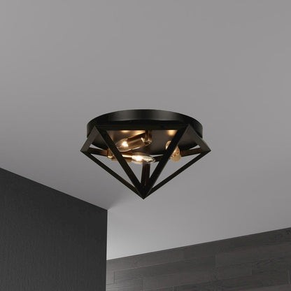 3LT Flush-Mount,BLK/AB