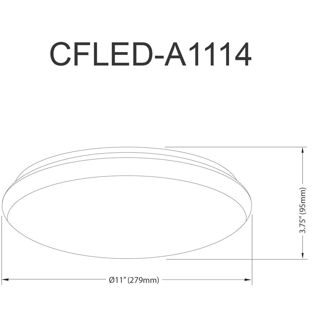 Ceiling Flush 14W 280mm (11")