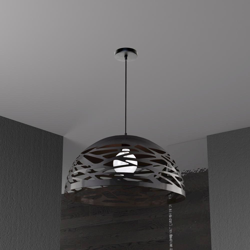 1LT Pendant, Matte Black Finish