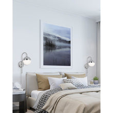 1LT Halogen Sconce MB, WH Opal Glass HW + Plug