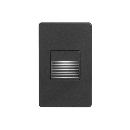 Black Rectangle Indoor/Out 3W Wall L