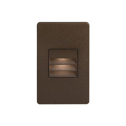 Bronze-Rectangle In/Outdoor 3W LED Wa