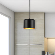 1LT Incand Pendant,  AGB, MB&GLD Shade