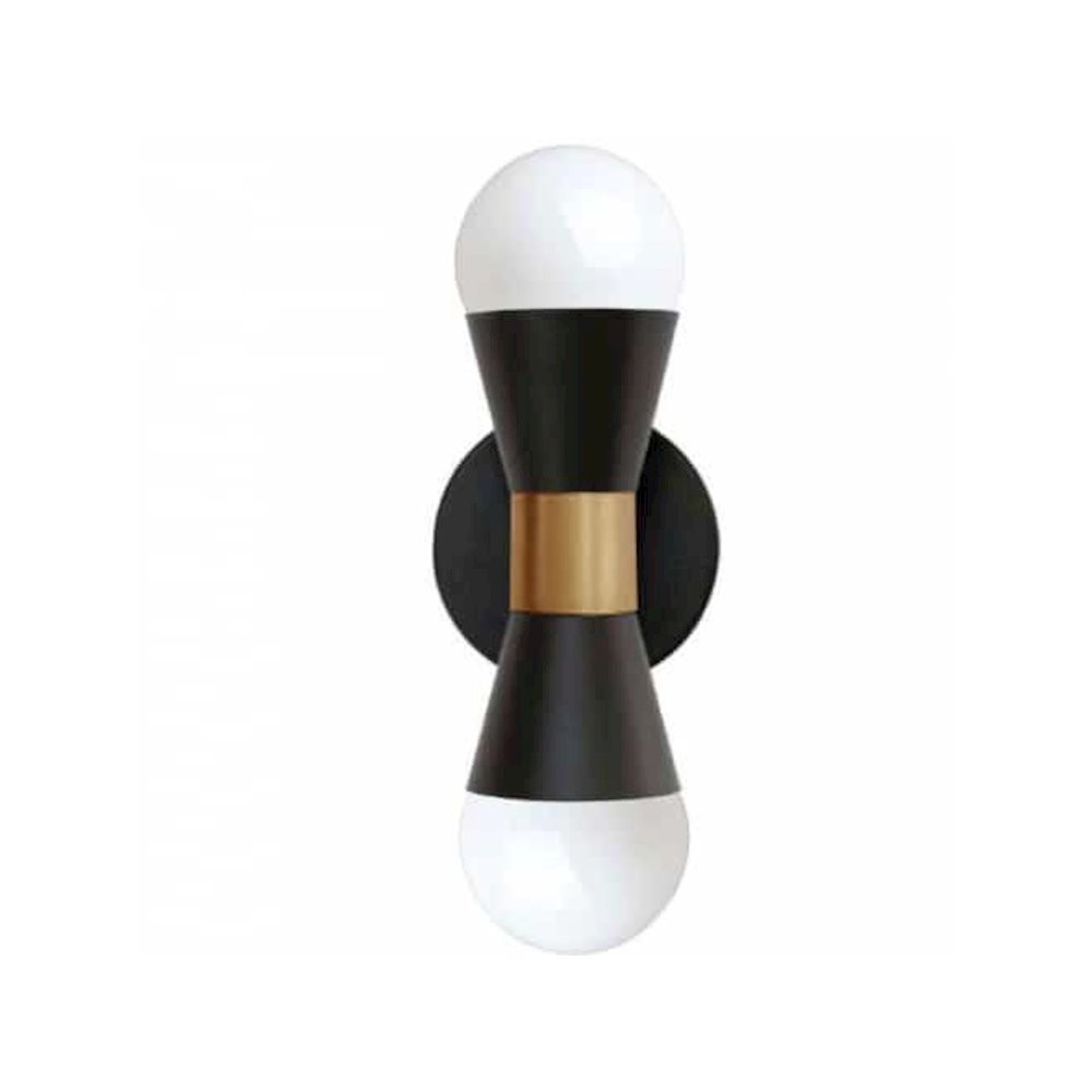 2LT Incandescent Wall Sconce, MB & AGB
