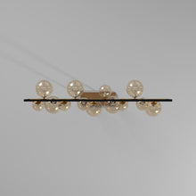 13LT Halgn Horiz Pend MB & VB, Champagne Glass