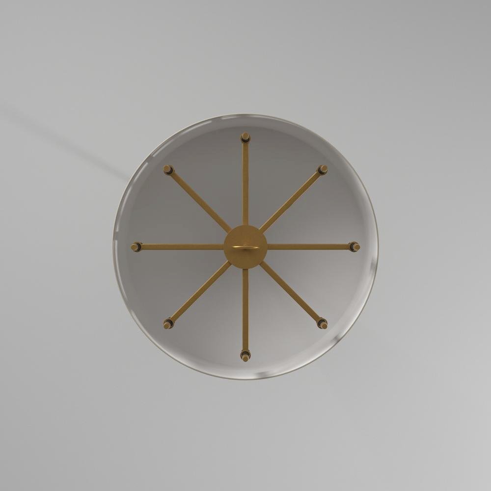 6LT Incandescent Chandelier, VB, Cream Shade