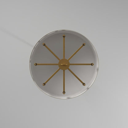 6LT Incandescent Chandelier, VB, Cream Shade