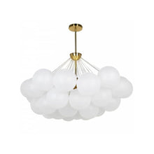 8LT Chandelier,  AGB, FR Glass