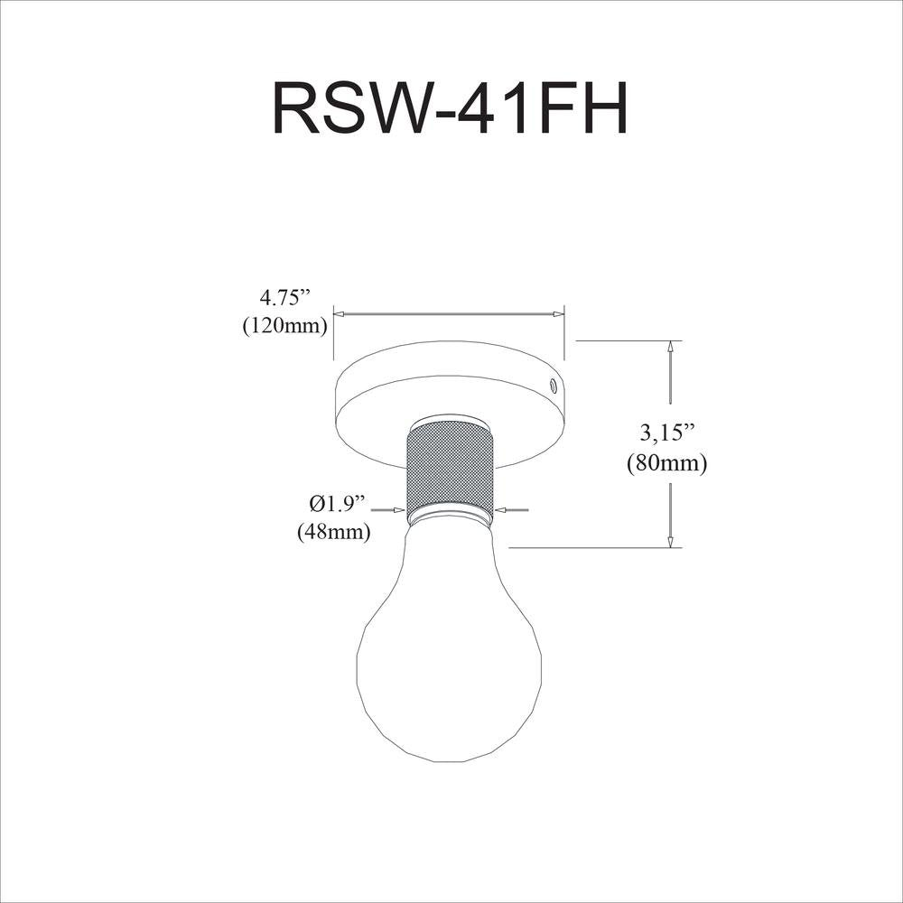 1LT Flush Mount, MB