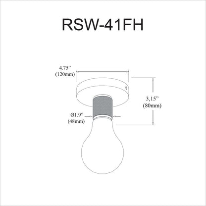 1LT Flush Mount, MB