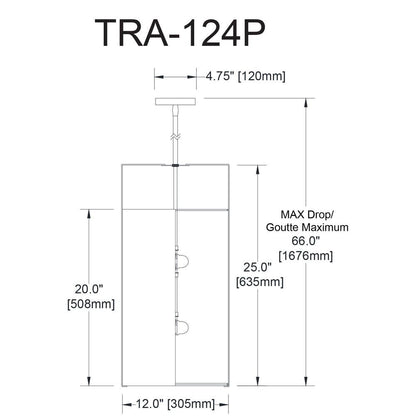 4LT Drum Pendant BK Shade,790Diff