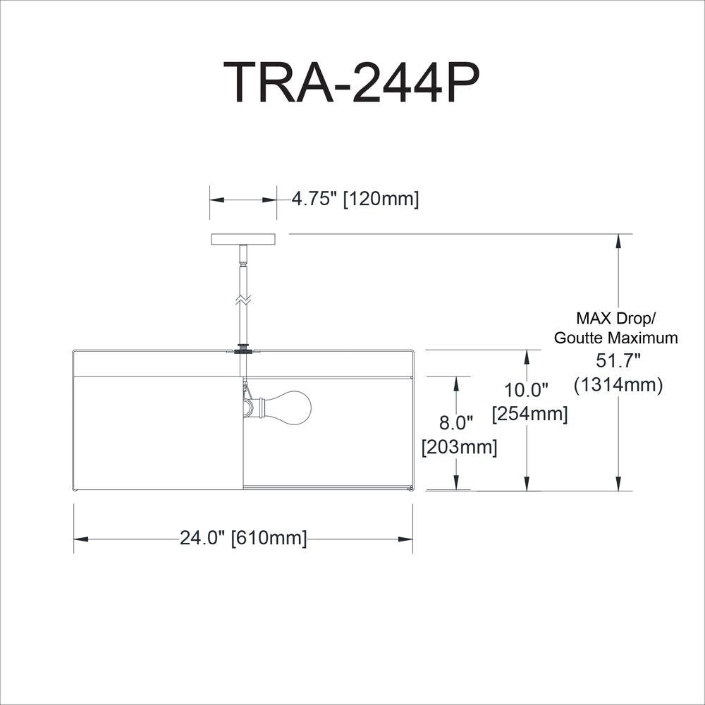 4LT Drum Pendant GLD/BK Shade,790Diff