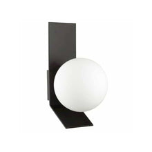 1LT Halogen Wall Sconce, MB, Opal White Glass